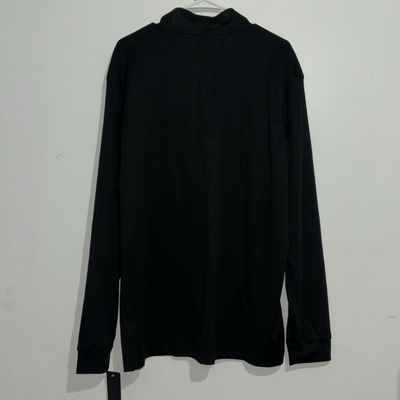 Adidas Double Pique Golf Men's Grey Black 1/4 Zip Pullover Size XL New Tags - Picture 3 of 6